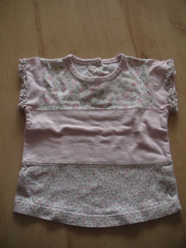 Krásné tričko h&m vel. 74 ve stylu patchwork, h&m,74