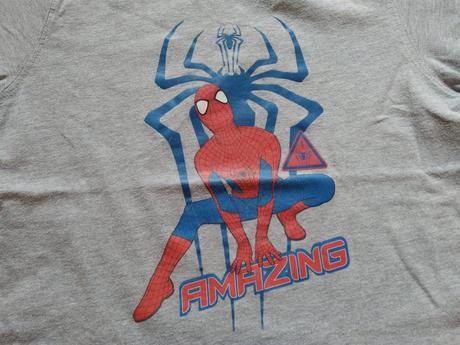 Tričko krátký rukáv, vel 134/140, spiderman, f&f,134