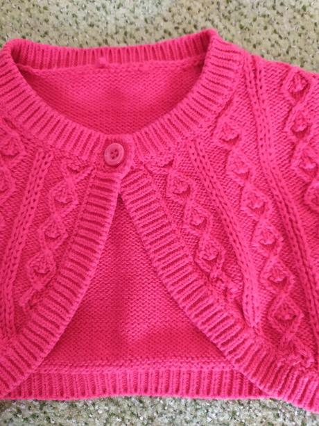Pletené bolerko, mothercare,62