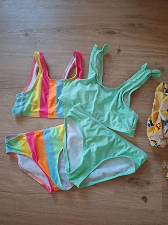 Plavky bikiny hm 122/128, h&m,122
