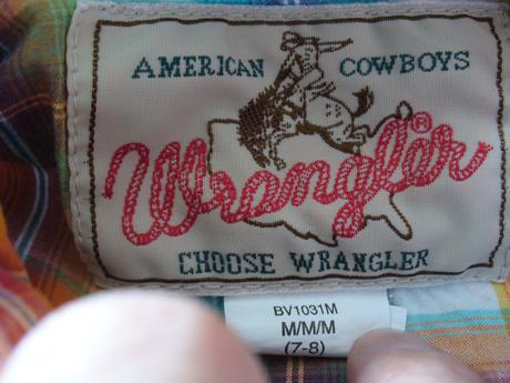 Luxusní košile zn. wrangler vel. 116/122, wrangler,116