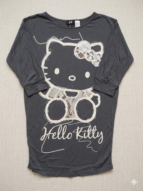 Set 2x tunika/tričko h&m hello kitty, vel. 146/152, h&m,146