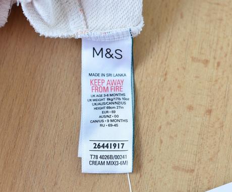 Kraťasy vel. 3 - 6 m, marks & spencer,68