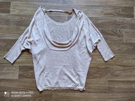 Tenký svetřík s 3/4 rukávem, m