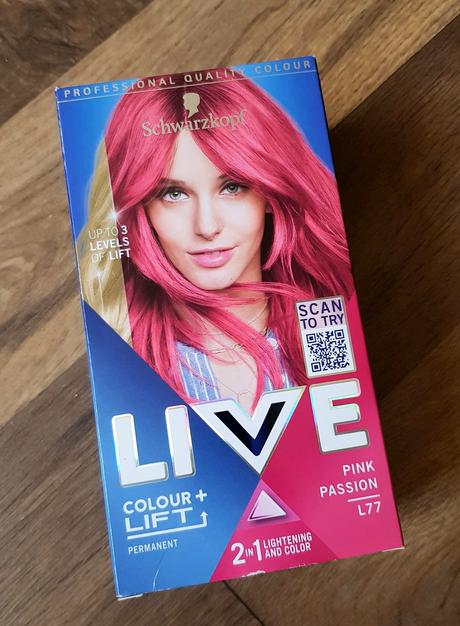 Barva na vlasy live pink passion, 
