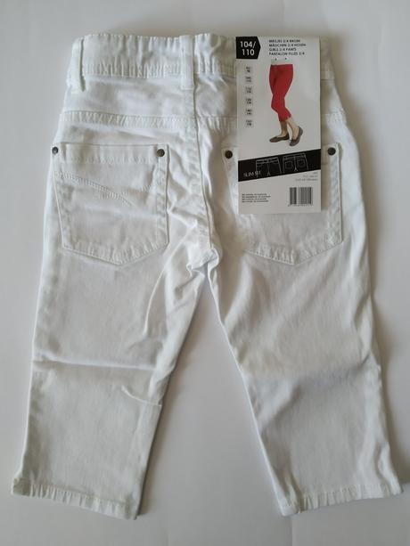Tříčtvrteční džíny 104/110, 104