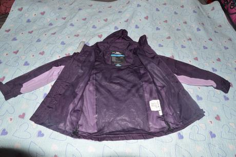 134/140 nepromokavá celoroční bunda trespass, 140