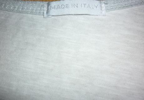Bílá halenka / tričko moda italia, m
