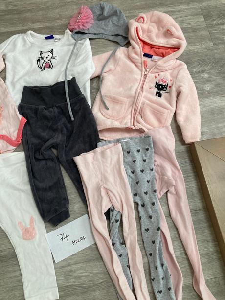 Mix oblečení holcicka 74, 68–80