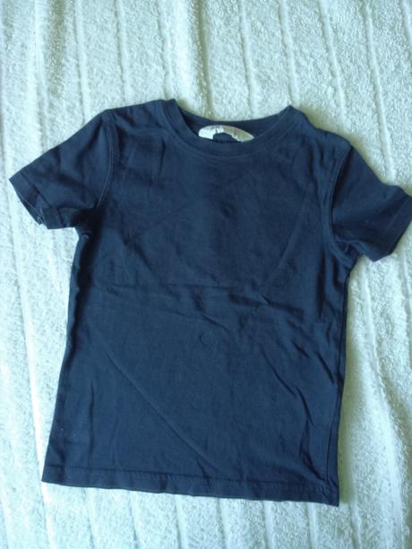 Modré tričko, h&m,86