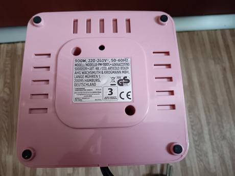 Růžový popkornovač ambiano - párkrát použitý., 