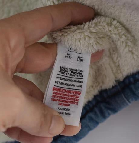 Džínová bunda vel. 9 - 12 m, f&f,80