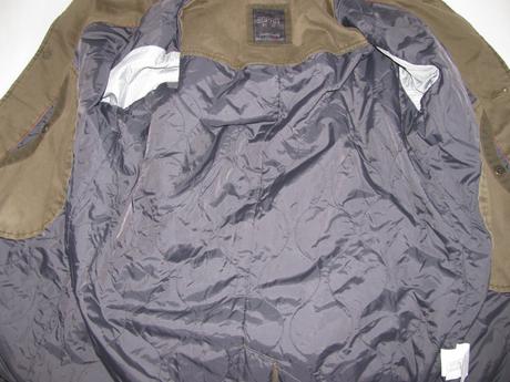 Pánský zimní 3/4 khaki kabát,bunda esprit, esprit,xl