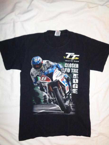 Černé tričko s motorkářem, 158