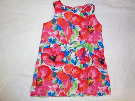 Krásné barevné květované šaty, next,104