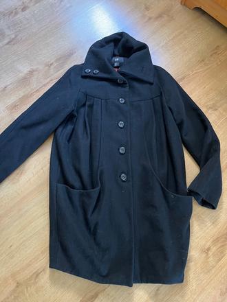 Pěkný vlněný kabátek hm, h&m,36