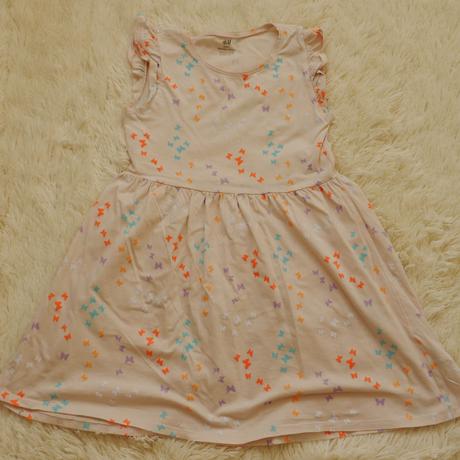 Ruzove saticky s malymi motylky 134/140, 134