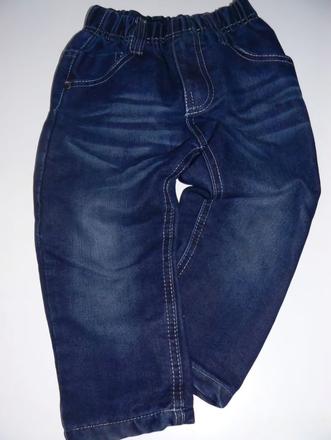 Jeansy vyteplené/podšité fleece, good children,98