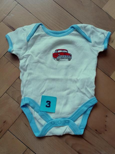 Body krátký rukáv 50-56, 50