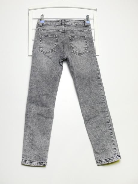 Šedé džíny, primark,134