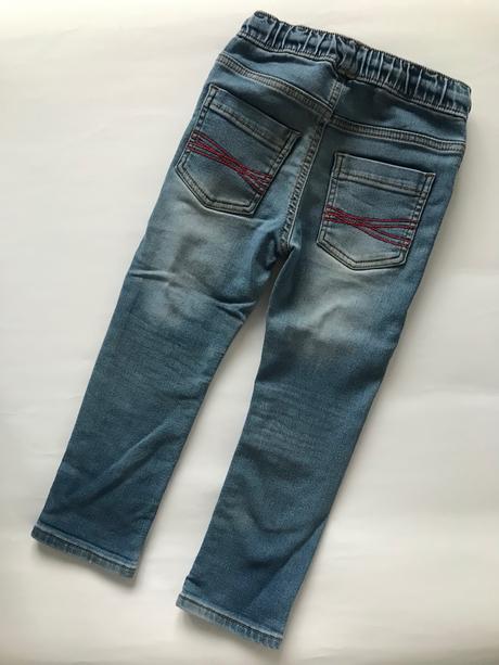 Měkkoučké džíny s nášivkami, matalan,98
