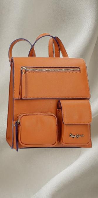 Pepe jeans malý batoh - hnědý, pepe jeans