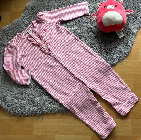 Overalek s pruhy - v.6/9 měs. zn. ralph lauren, ralph lauren,74