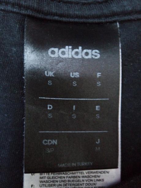 Černé tričko zn."adidas" vel."m", adidas,m