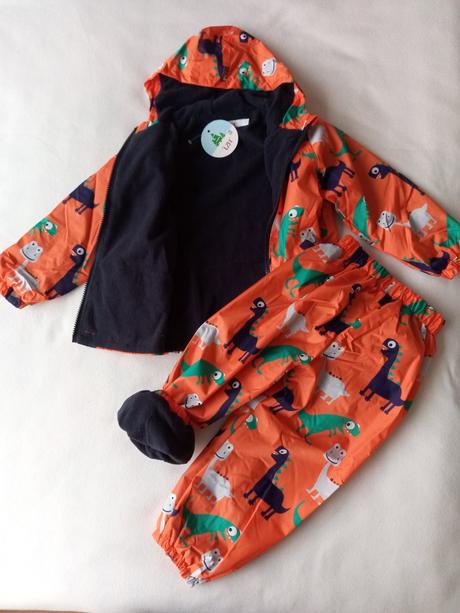 Nový nepromokavý dino set, 98/104, 98 / 104
