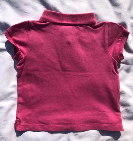 Dívčí sytě růžové tričko ralph lauren, vel. 3 roky, ralph lauren,98