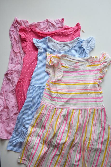 Bavlněné letní šaty, h&m,122