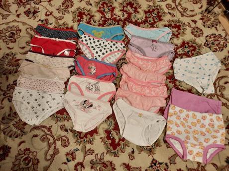 22x dívčí kalhotky, primark,86