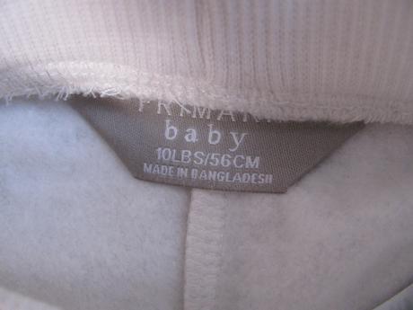 Krásná souprava-bodyčko + tepláčky s kytičkami, primark,56