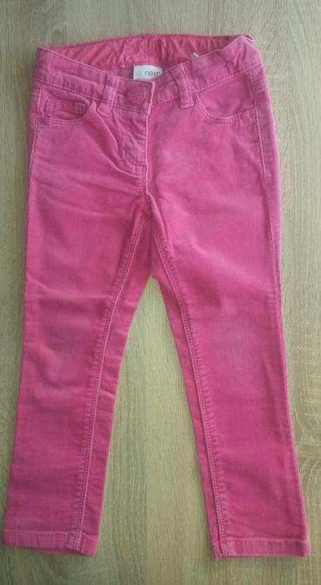 Růžové manšestráky next vel. 104, next,104