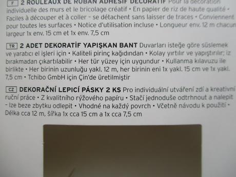 2 ks dekoračních lepících pásek, 