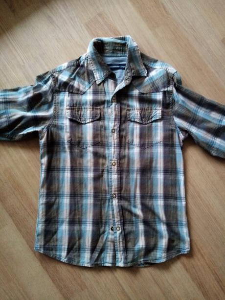 Košile, blue base,128