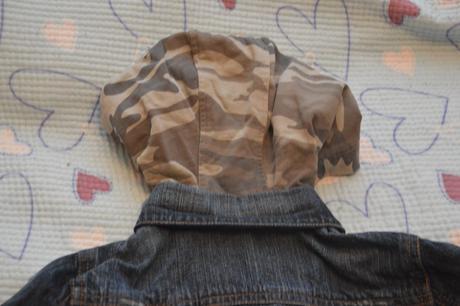 116 122 bavlněná džínová bunda s kapucí, denim,116