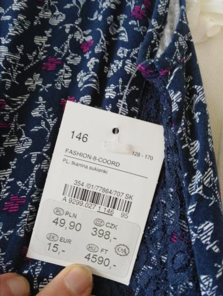 Nové šaty 146 krátké nebo dlouhé, c&a,146