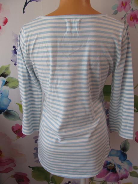 Bavlněné pruhované tričko, 3/4 rukáv, quiksilver,m