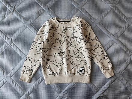 Mikina s dinosaury, 122/128, pepco,122