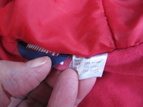 Fialová zimní bunda s kapucí, pepperts,134