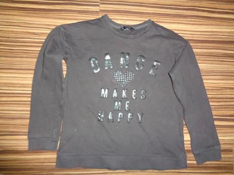 Krásná tmavě šedá mikina 134/140, george,140