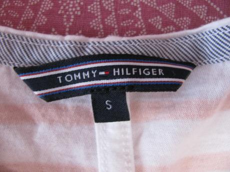 Bavlněné dámské tričko t.h, tommy hilfiger,s