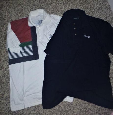 Dvě trika s límečkem vel.xl-xxl - cena za obě, xl