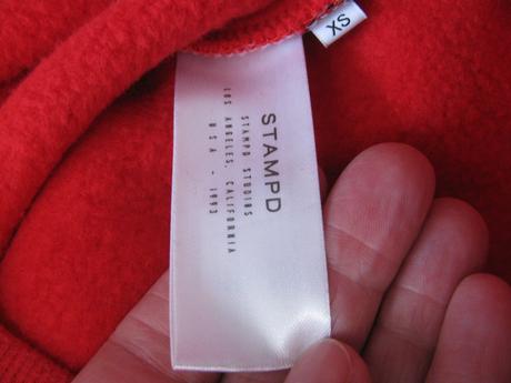 Teplákové červené kalhoty, joggers stampd usa, xs
