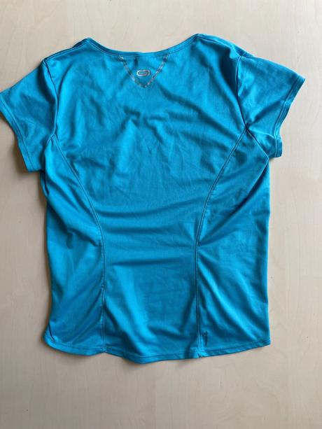 Modré sport triko, vel 38/m, kalenji, m