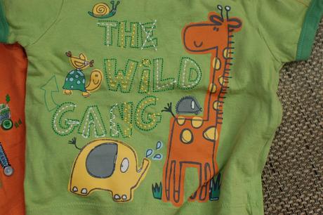 Oranžovo-zelený setík, velikost 56/62, 56