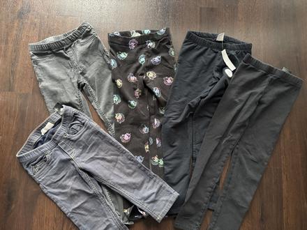 5x kalhoty h&m lindex 128, h&m,128