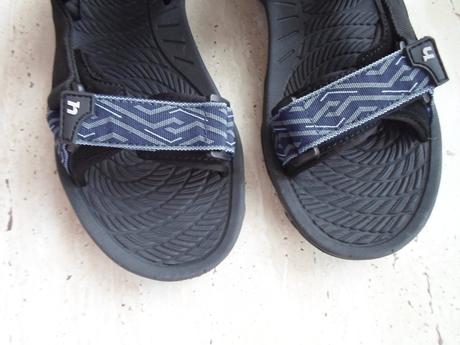 Modré černé boty sandály, 41