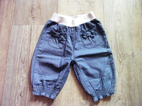Zateplené kalhoty či 3/4, mothercare,56
